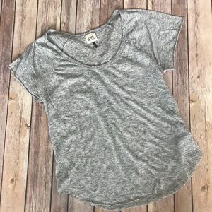 Heathered Gray Scoopneck Tee